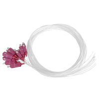 Set de cordons 12pcs, OM4, SC/PC, blanc, 2m
