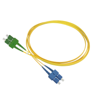 Jarretière optique duplex SM, SC/APC-SC/PC, 1.8mm, 5m