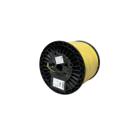 Optipack câble intérieur, LSZH, CPR B2ca, 12-voies, 1x12F, SM, G.657A2, 250um, 4.0mm, jaune, Huber+Suhner