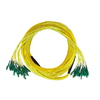 Câble breakout, 24 voies, SM, G657A1, LC/APC (fanout length 1.6m)-LC/APC (fanout length 1.6m), CPR Dca, jaune, 15m