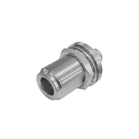 Connecteurs, cloison droite, 50 Ohm, N/femelle, Huber+Suhner (24 N-50-7-15/133NH)