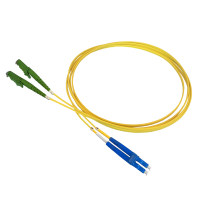Patchkabel duplex SM, E2000/APC-LC/PC, 2.0mm, 6m, Huber+Suhner