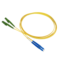 Patchkabel duplex SM, E2000/APC-LC/PC, 2.0mm, 8m, Huber+Suhner