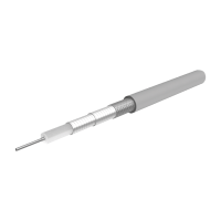 Câble coaxial, 50 Ohm, Eacon 4C, blanc, Huber+Suhner