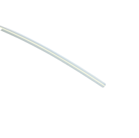 HDPE geleide buis, 10/8mm, transparant met witte streep