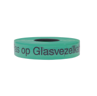 Waarschuwingslint glasvezel, 40x0.11mm, rol 250m, turquoise