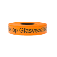 Waarschuwingslint glasvezel, 40x0.11mm, rol 250m, oranje