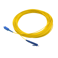 Jarretière optique simplex SM, LC/PC-SC/PC, 1.2mm, 12m