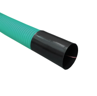 PE flex buis, 110mm, rol 50m, turquoise