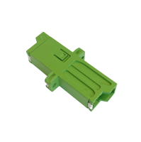 Adapter, simplex, SM, E2000/APC met flens