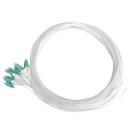 Jeu de cordons 12pcs, OM3, LC/PC, blanc, 2m