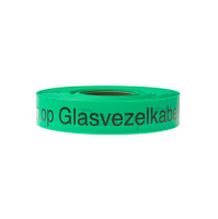 Waarschuwingslint glasvezel, 40x0.11mm, rol 250m, groen
