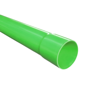 Tuyau en PVC, 110mm, 5m, vert