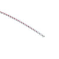 Tube HDPE, 14/10mm, transparent avec bande rouge