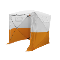 Lastent, oranje, 2.0x2.0x1.9m