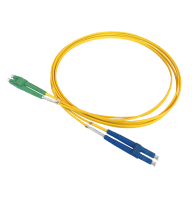Jarretière optique duplex SM, LC/APC-LC/PC, 1.8mm, 2m