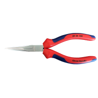 Telefoontang, halfronde bek, 160mm, Knipex