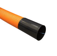 Tuyau flexible en PE, 110mm, rouleau de 50m, orange