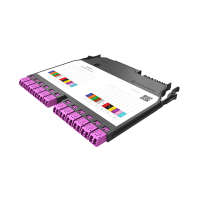 IANOS splice module, OM4, 12x LC/PC duplex, 24x pigtail, TIA, heatshrink