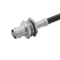 Connecteurs, cloison droite, 50 Ohm, BNC/femelle, Huber+Suhner (24 BNC-50-4-10/133NE)