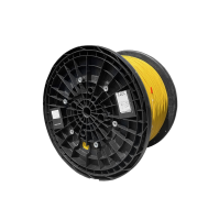Câble intérieur Optipack, LSZH, CPR B2ca, 48-voies, 2x24F, SM, G.657A2, 250um, 9.3mm, jaune, Huber+Suhner