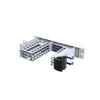 LISA chassis, 2HE, grijs