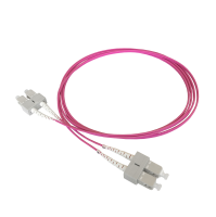 Câble patch duplex OM4, SC/PC-SC/PC, 1.8mm, 9m