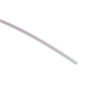 Tube guide HDPE, 10/8mm, transparent avec bande rouge