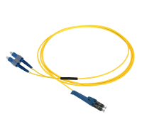 Jarretière optique duplex SM, LC/PC(uni)-SC/PC, 2.0mm, 4m