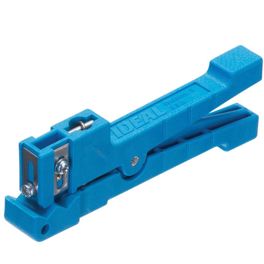 Pince à dénuder, 3.2 - 6.4mm, bleu, Ideal