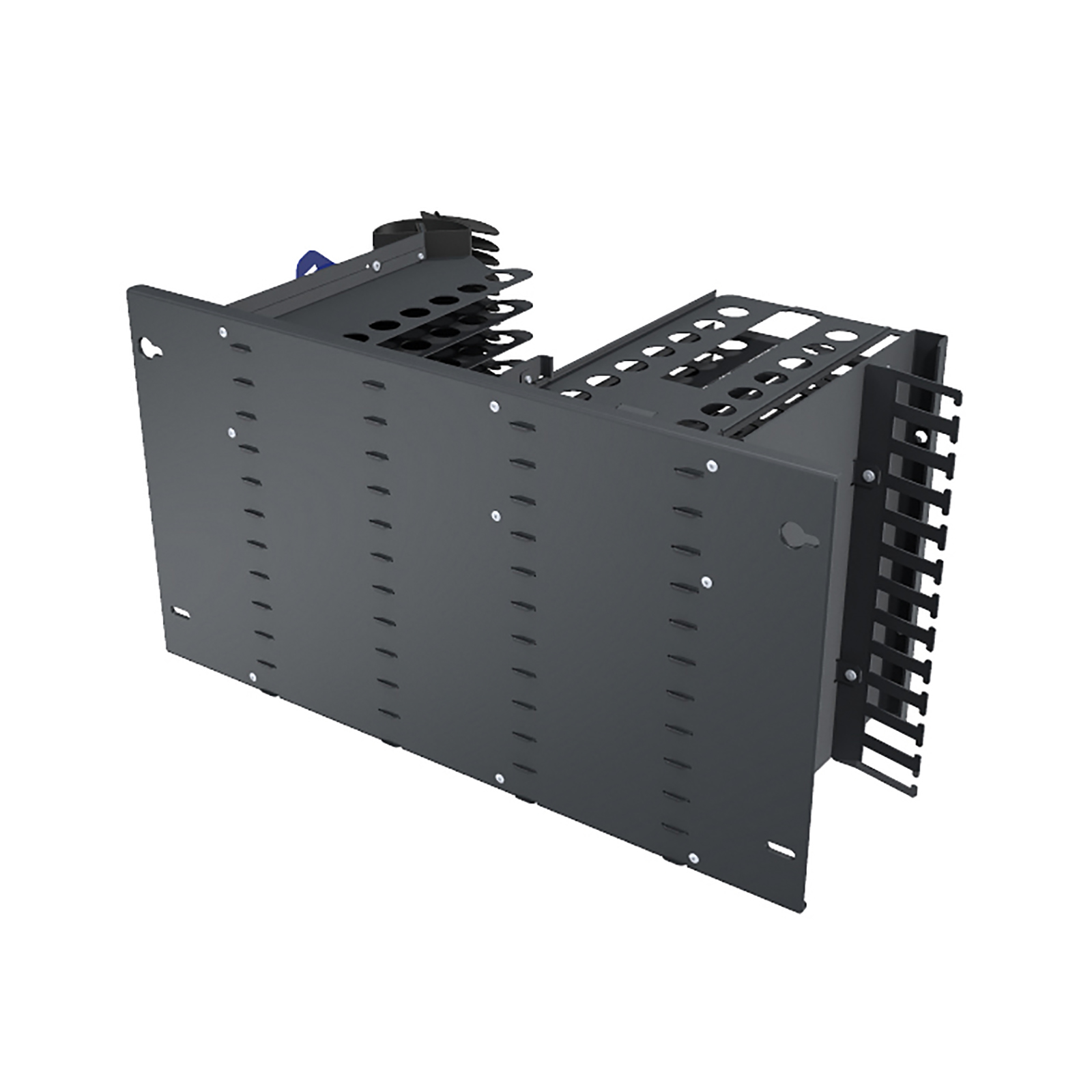 LISA chassis, 6HE, zwart