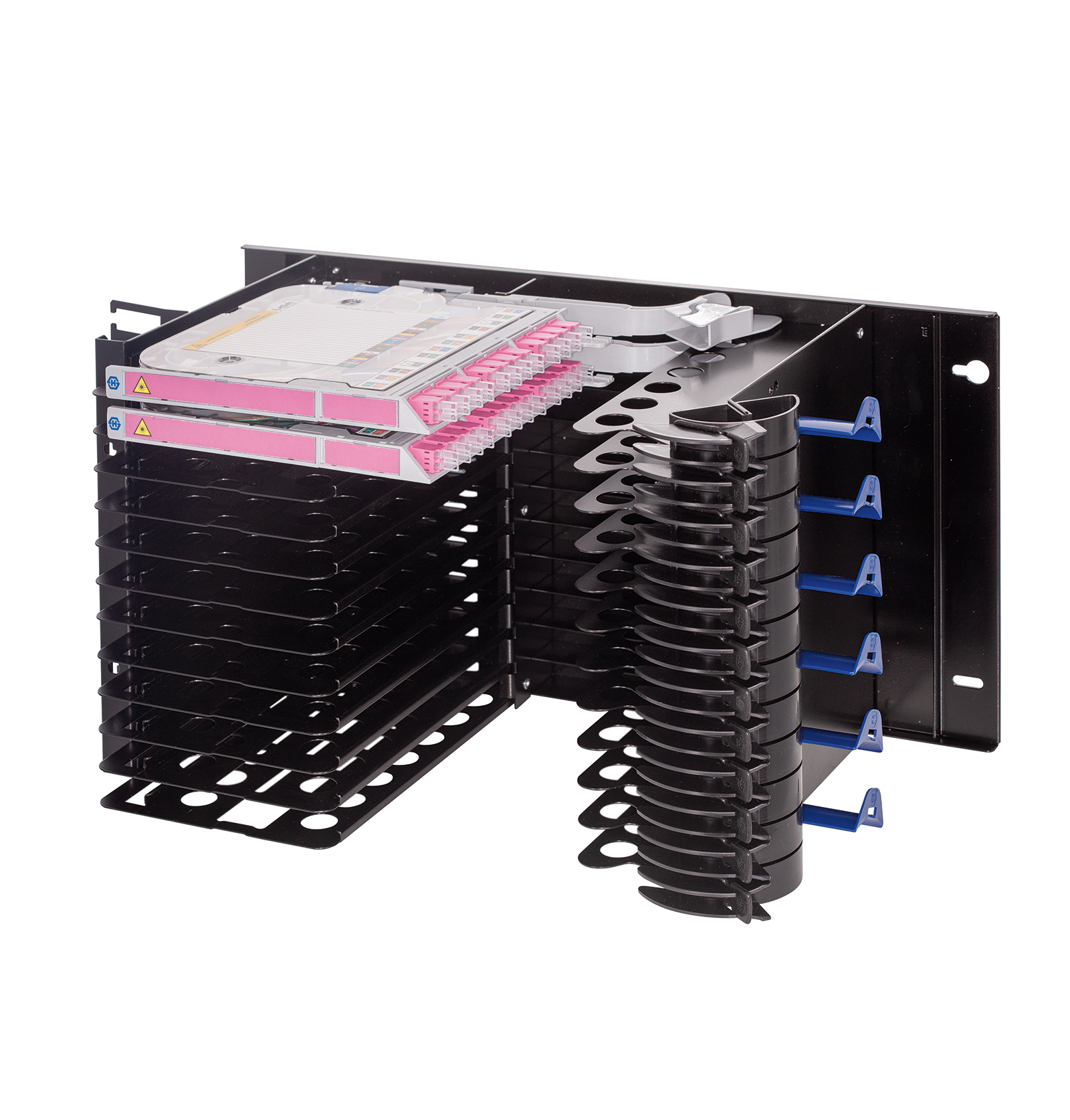 LISA chassis, 6HE, zwart