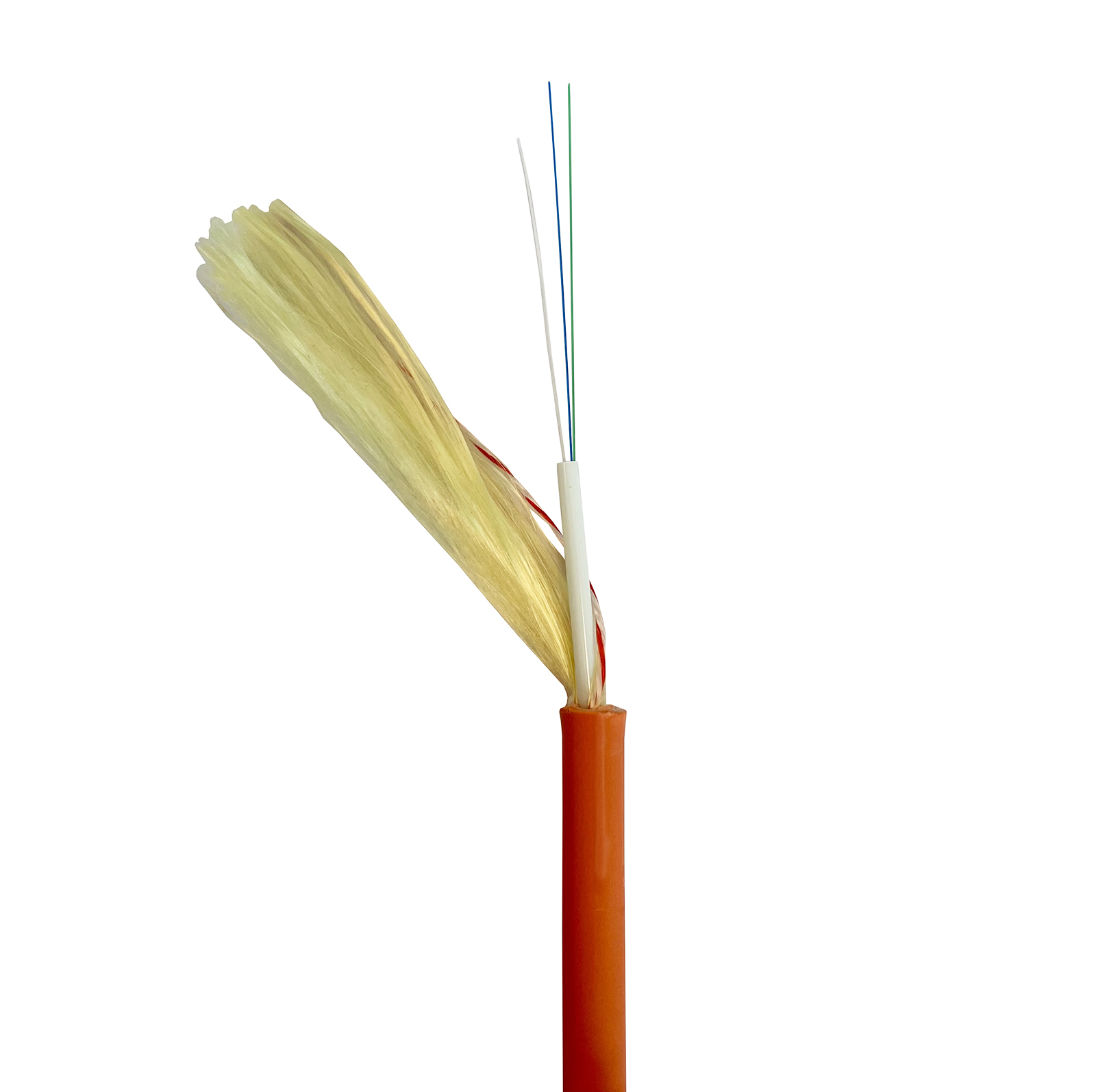 DAC-kabel indoor/outdoor, D-DAC, LSZH, CPR Dca, 2-voudig, SM, G.657A1, 250um, 5.8mm, oranje (KPN)