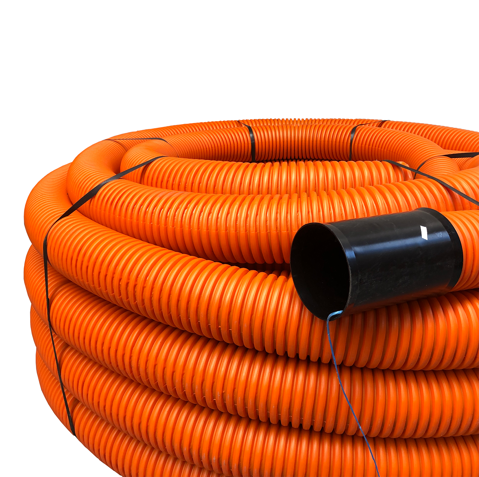 PE flex buis, 63mm, rol 50m, oranje
