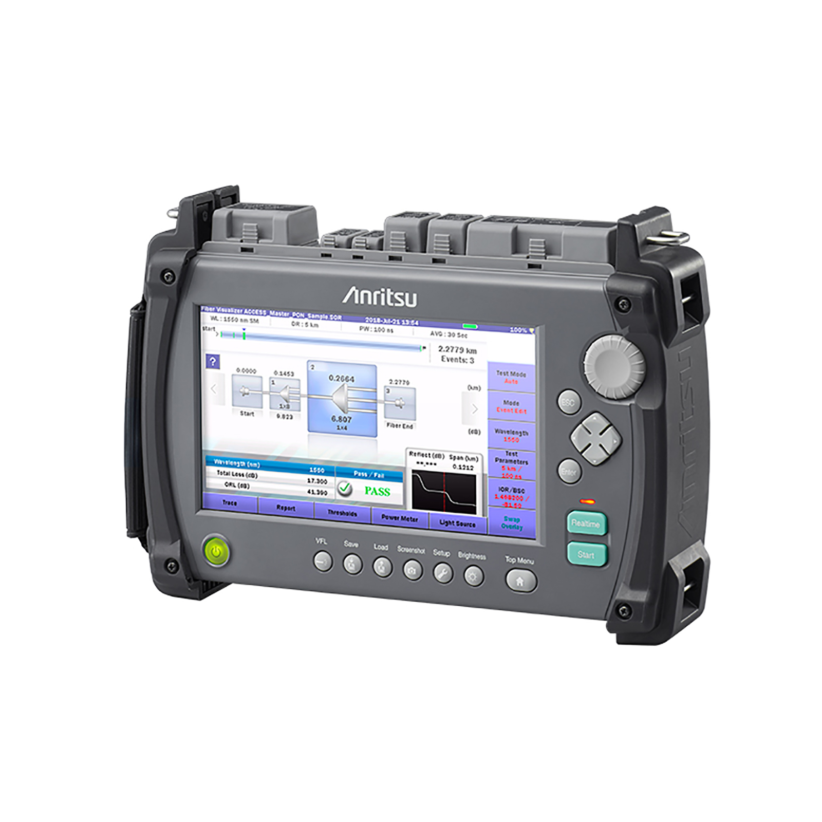OTDR MT9085B, SM, 1310/1550/1625 (40/39/38dB), SC/APC, Anritsu