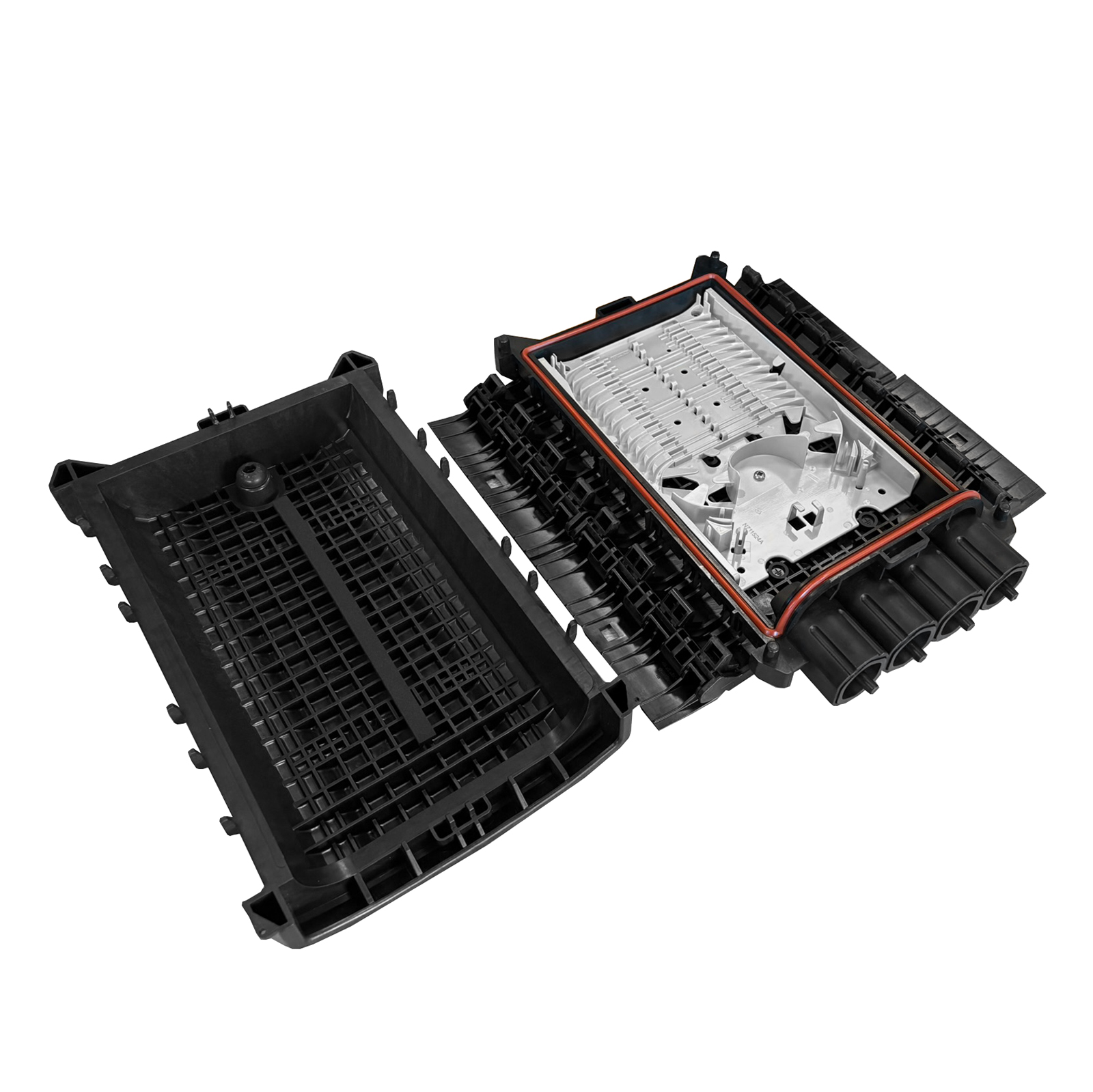 Dôme de protection d'épissures BPEO S1, 4x entrée de câble, 12x cassette de soudage, Corning