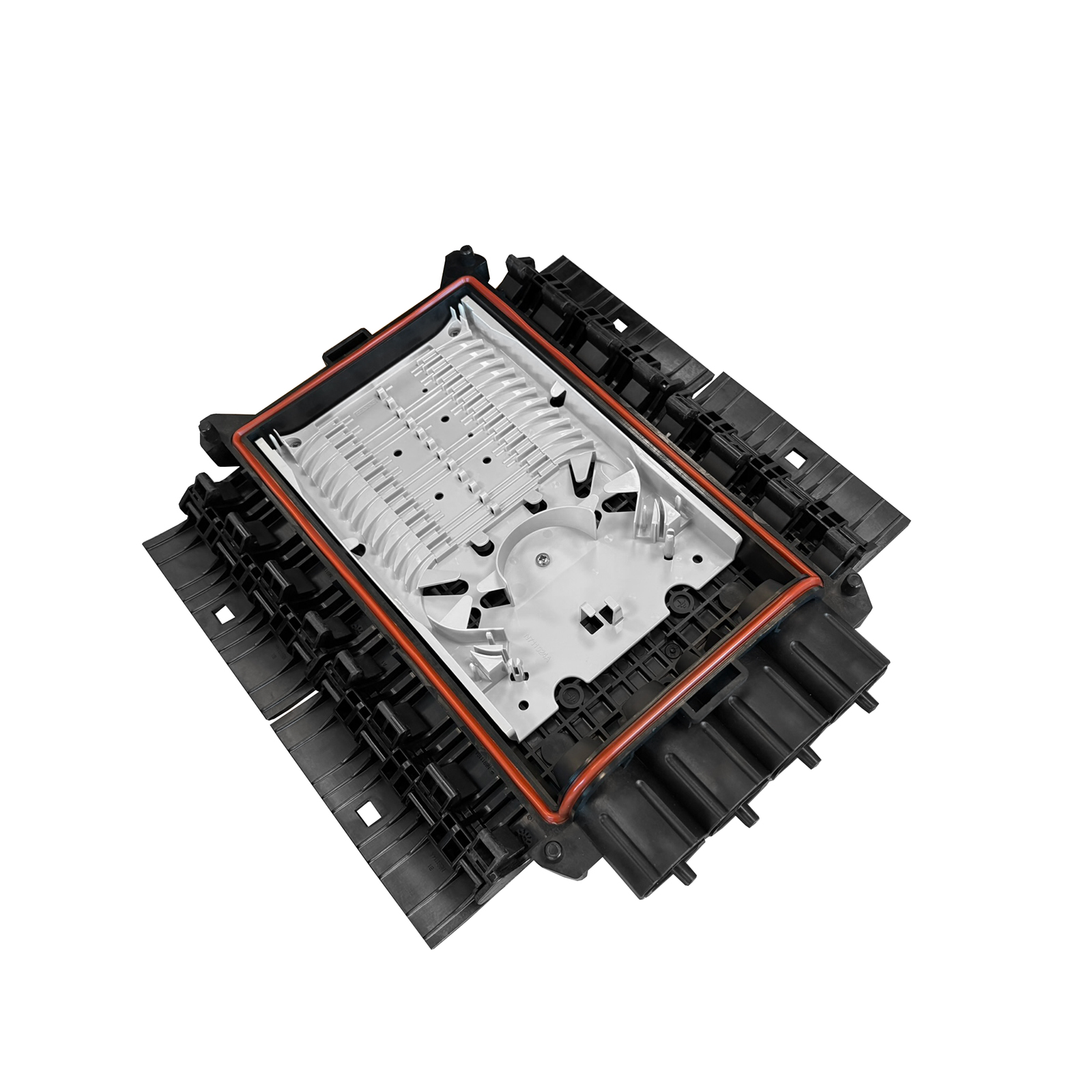 Dôme de protection d'épissures BPEO S1, 4x entrée de câble, 12x cassette de soudage, Corning
