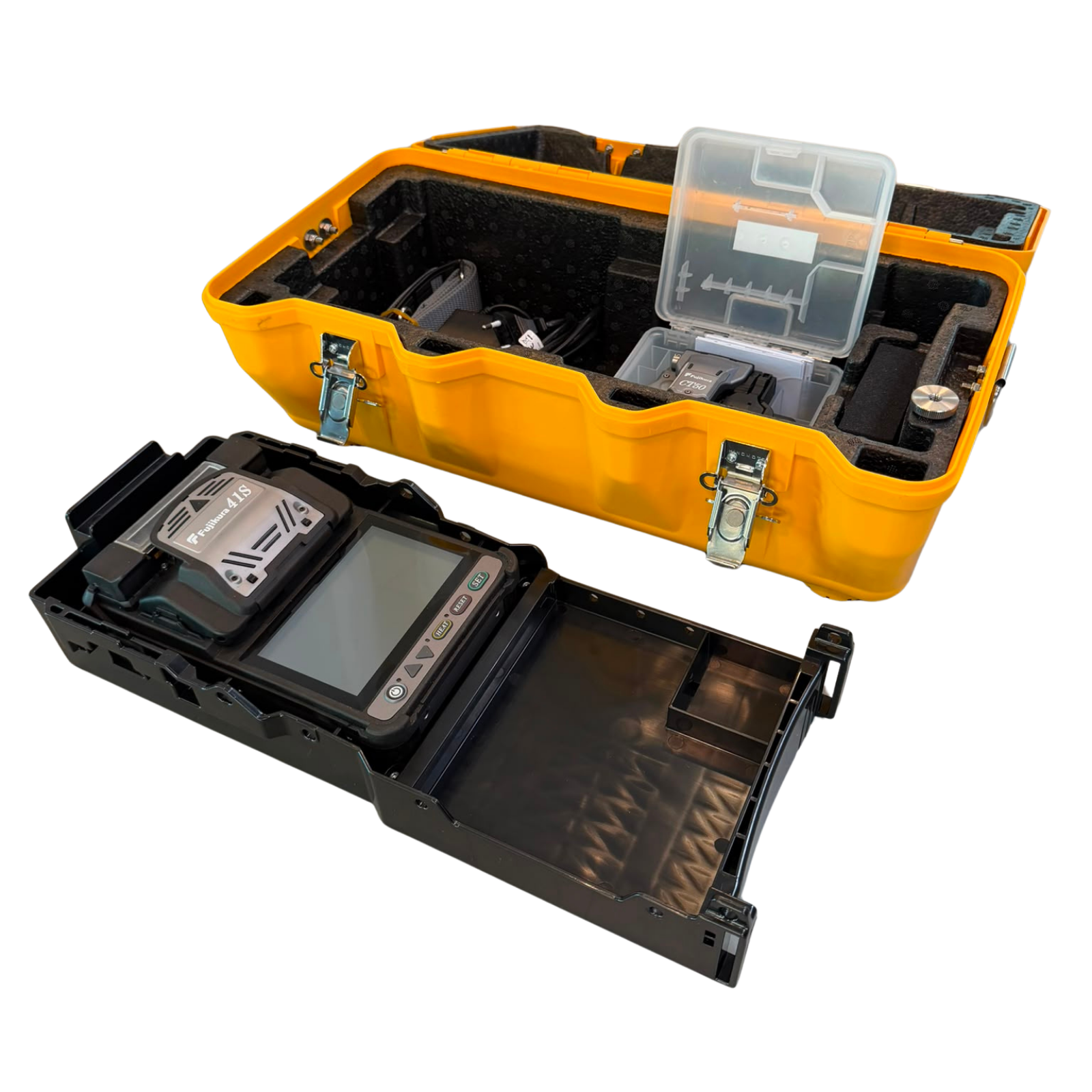 Tweedehands lasapparaat, 41S, 27 lassen, bouwjaar 2019, inclusief CT-50 cleaver, Fujikura