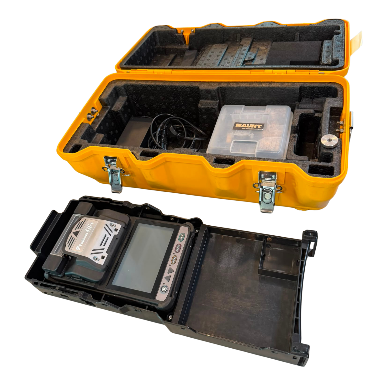 Tweedehands lasapparaat, 41S+, 1419 lassen, bouwjaar 2022, inclusief CT-50 cleaver, Fujikura